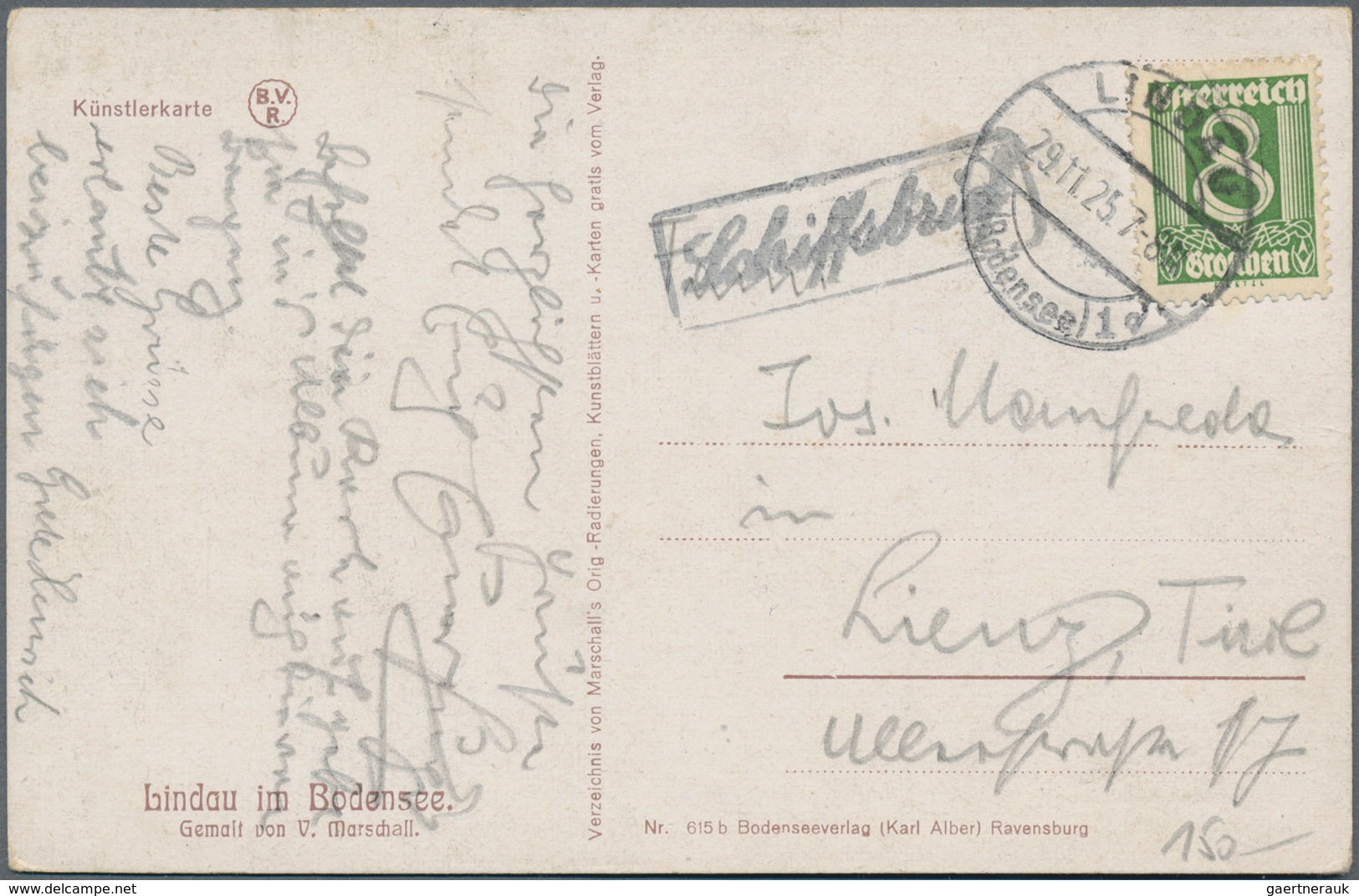 Österreich: 1844 - 1925 (ca.), Posten von etwa 110 Belegen, teils mit seltenen Entwertungen, dabei a