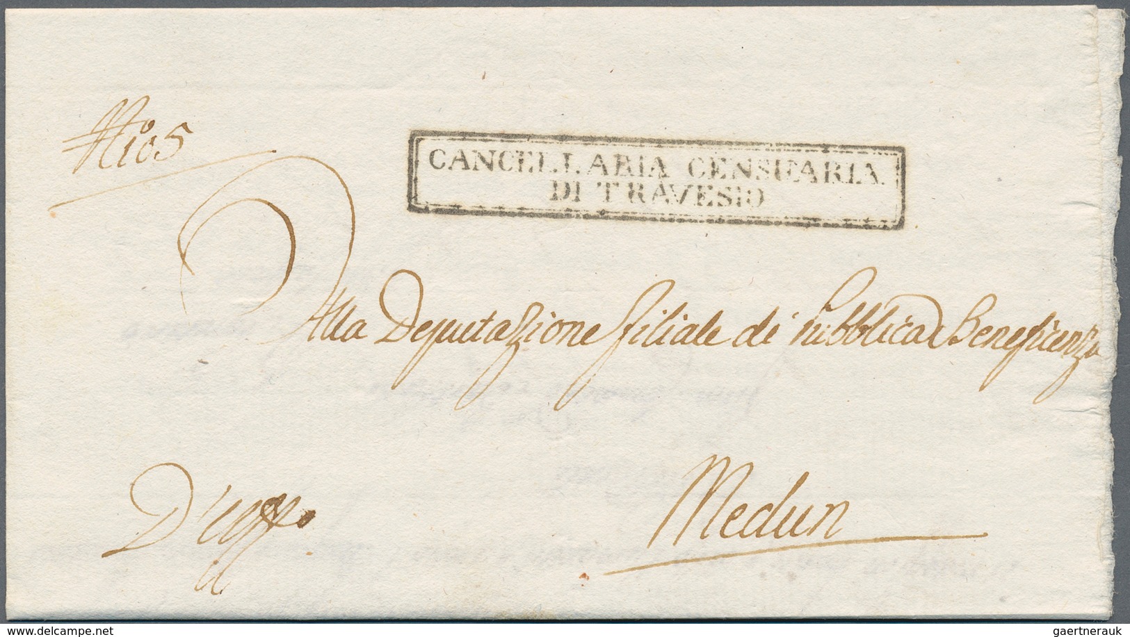 Österreich - Lombardei Und Venetien: 1810/1850 Ca., Interessantes Konvolut Mit 40 Vorphila-Briefen E - Lombardo-Vénétie