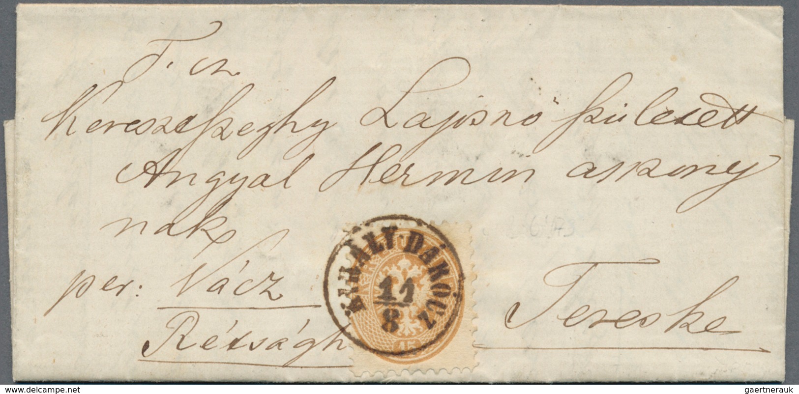Österreich - Lombardei Und Venetien: 1850/1867. Nette Sammlung Von 18 Briefen, Alle Mit UNGARISCHEN - Lombardy-Venetia