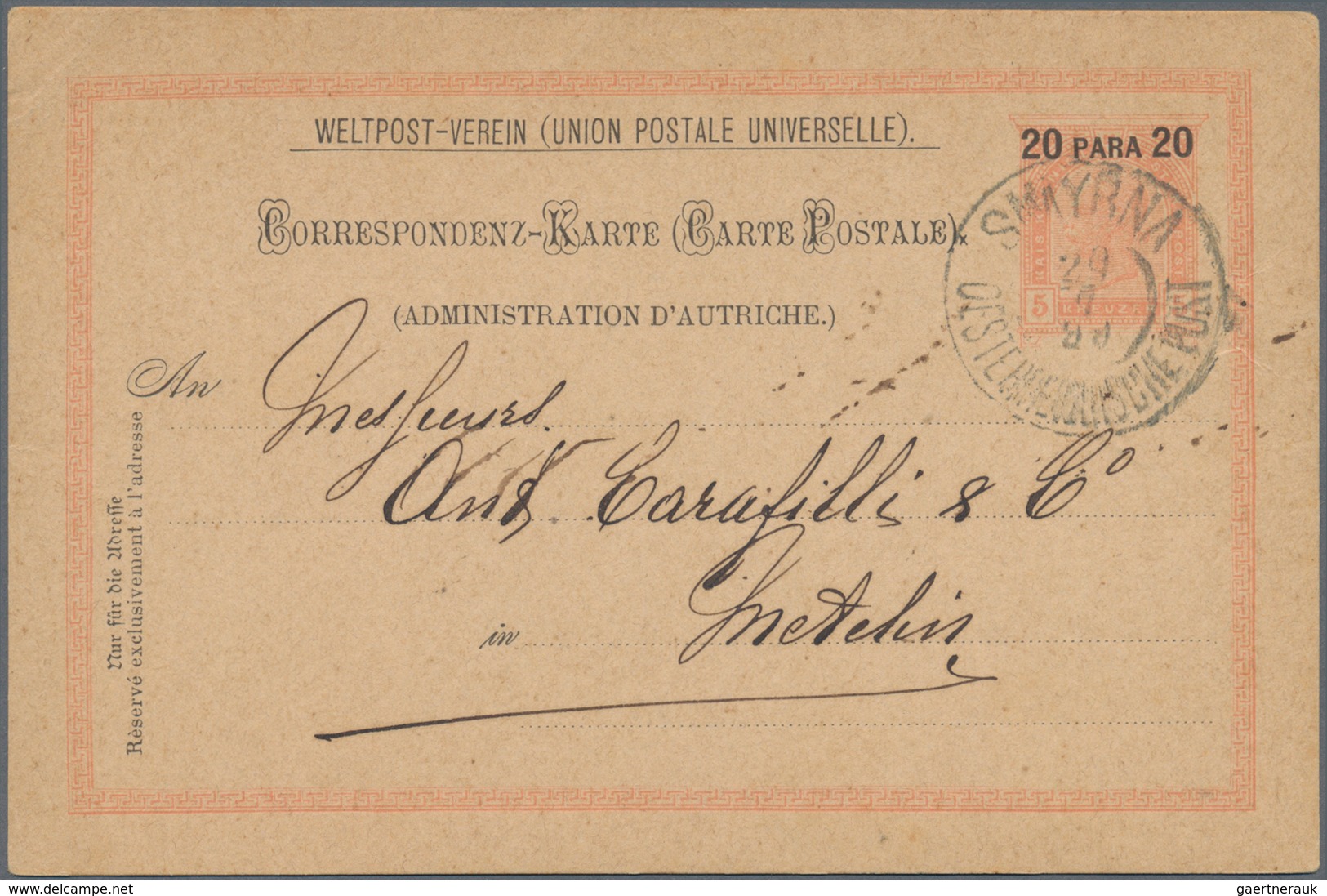 Österreichische Post In Der Levante: 1867/1908 Ca. 60 Ungebrauchte Und Einige Wenige Bedarfsverwende - Levante-Marken