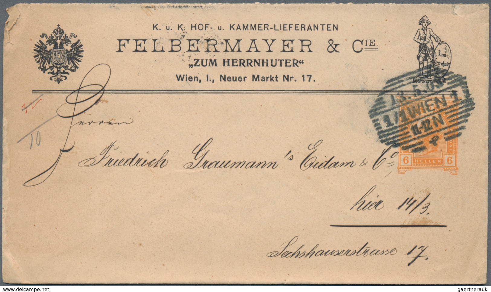 Österreich - Privatganzsachen: 1903/09 Ca. 200 Vor Allem Bedarfsverwendete Privatganzsachenumschläge - Otros & Sin Clasificación