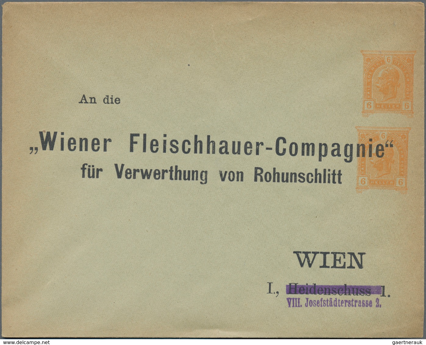 Österreich - Privatganzsachen: 1903/09 Ca. 200 Vor Allem Bedarfsverwendete Privatganzsachenumschläge - Autres & Non Classés