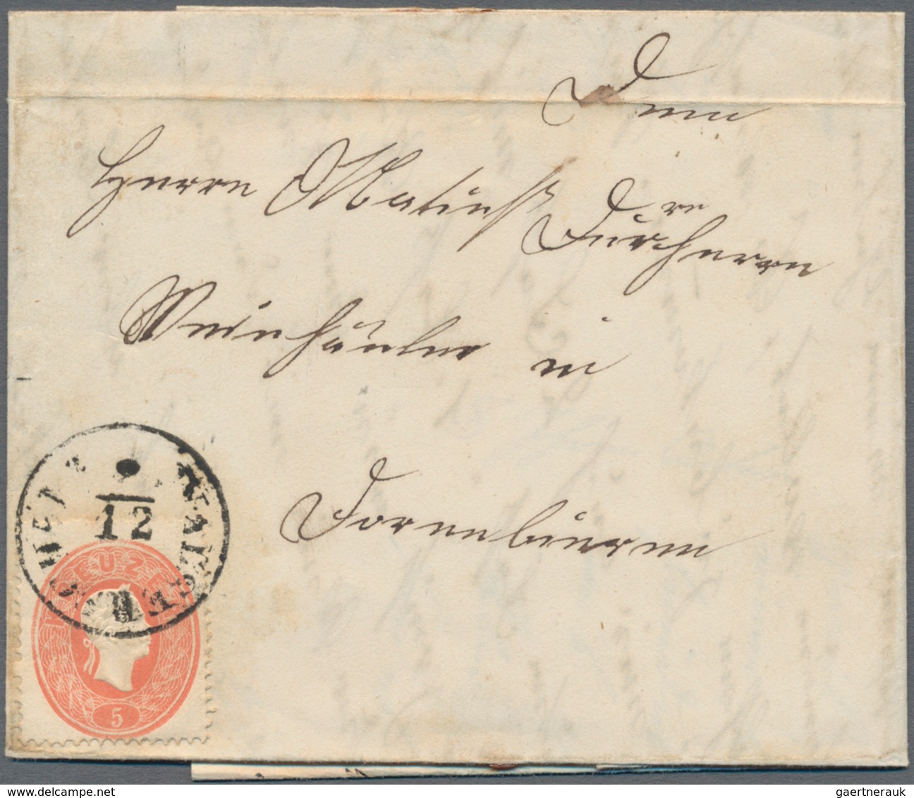 Österreich - Stempel: 1862/1911 Ca., WALSERSCHANZ, Vorarlberg, Attraktives Konvolut Mit 9 Belegen, D - Macchine Per Obliterare (EMA)