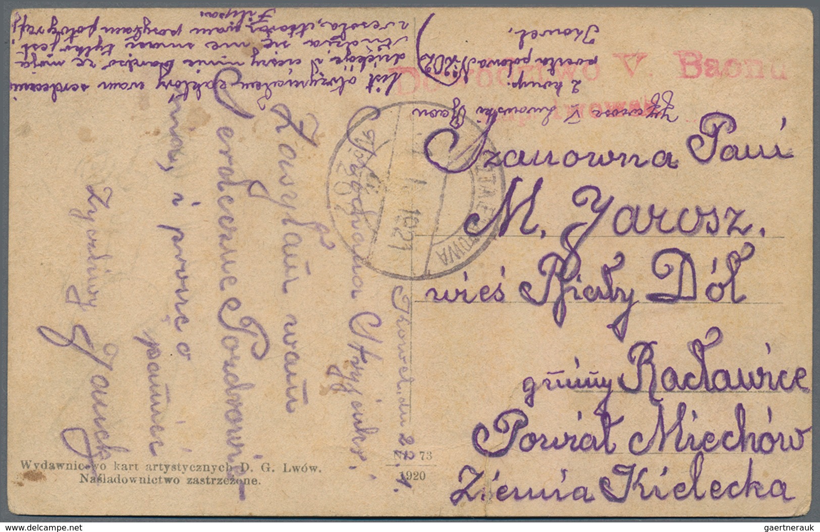 Polen: 1920/1940 (c.a), Miscellaneous Balance Comprising Covers/cards And Loose Stamps, E.g. WW II S - Brieven En Documenten