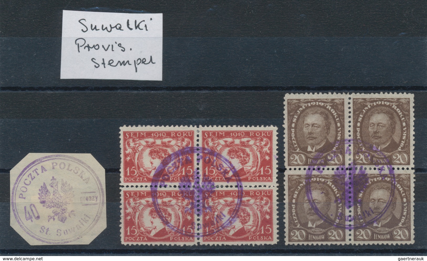 Polen: 1920/1940 (c.a), Miscellaneous Balance Comprising Covers/cards And Loose Stamps, E.g. WW II S - Covers & Documents