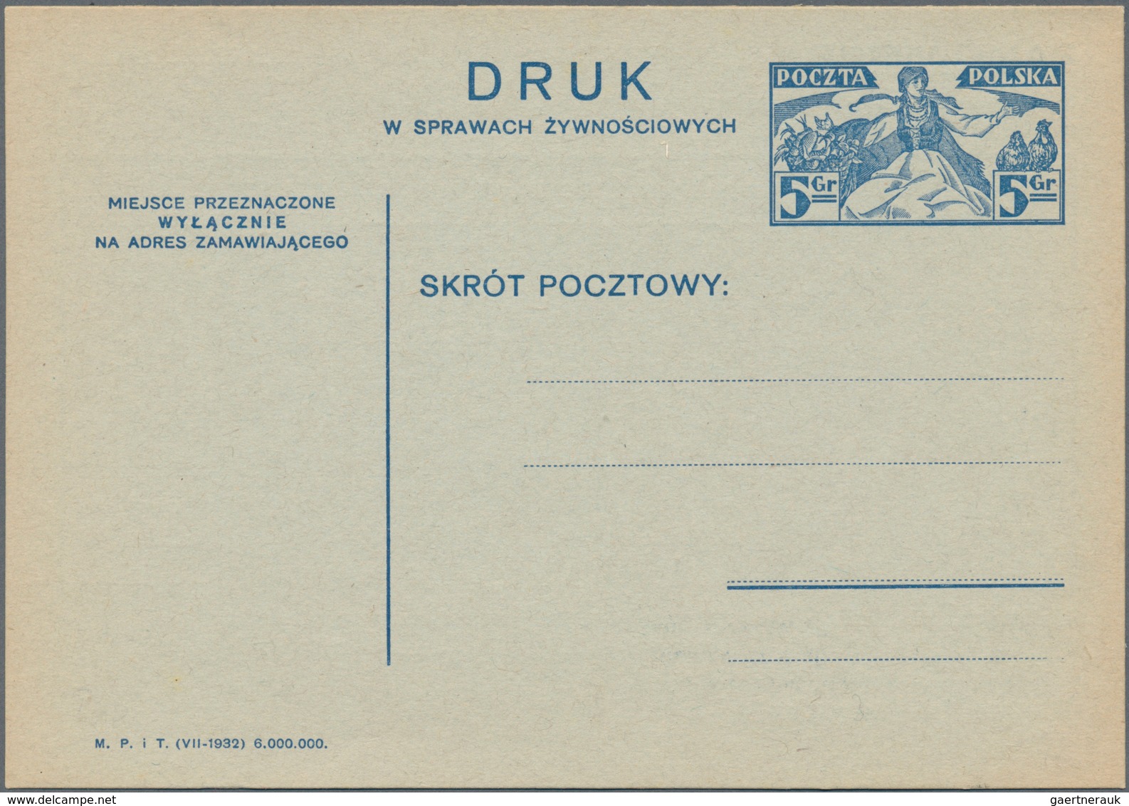 Polen - Ganzsachen: 1919/64 2 Albums With Ca. 210 Unused Postal Stationery Cards, Many Pictured Post - Stamped Stationery