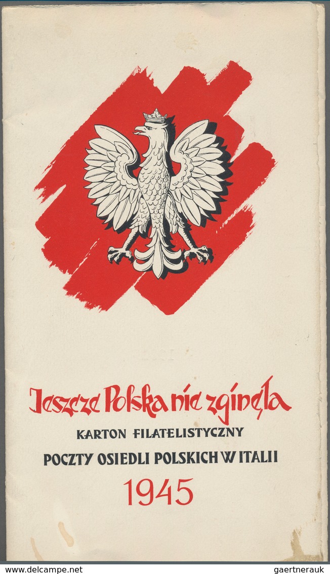 Polen - Besonderheiten: 1945, Polish Corps In Italy, Souvenir Folder (number 1932 Of 2000) Comprisin - Andere & Zonder Classificatie