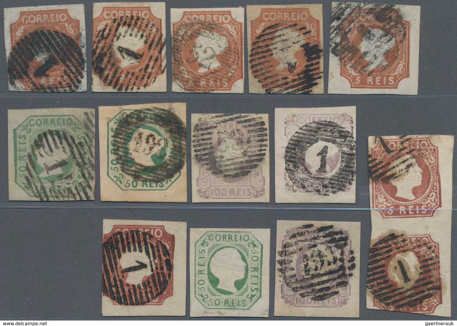 Portugal: 1853/1910 (ca.), Accumulation Of The Classic Issues From The Imperforates To The End Of Mo - Other & Unclassified