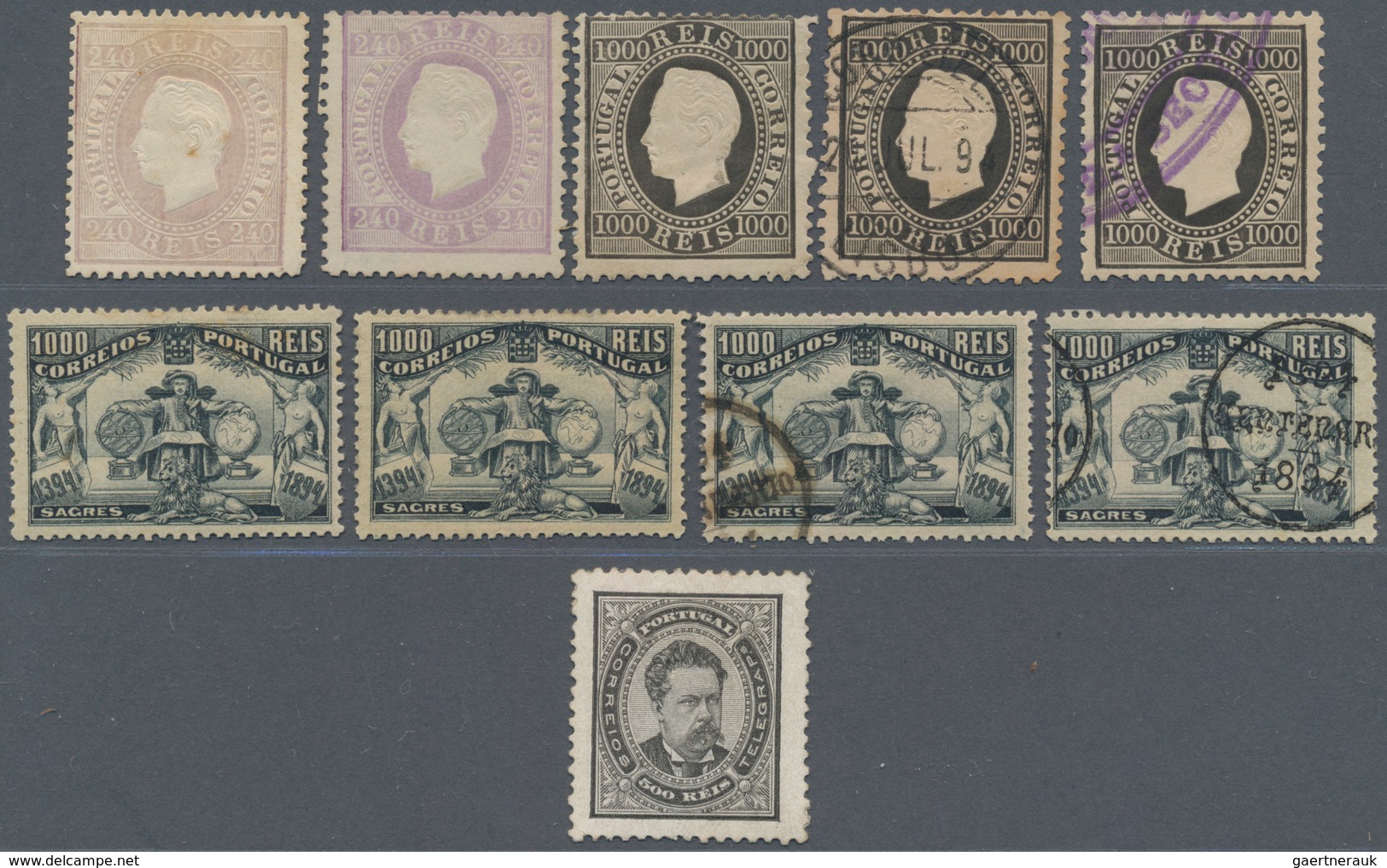 Portugal: 1853/1910 (ca.), Accumulation Of The Classic Issues From The Imperforates To The End Of Mo - Sonstige & Ohne Zuordnung