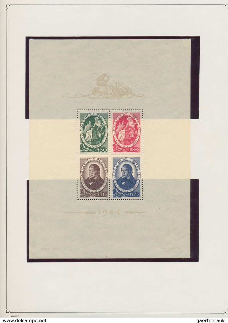 Portugal: 1853-1975, Collection on old album leaves starting classic issues including many good valu