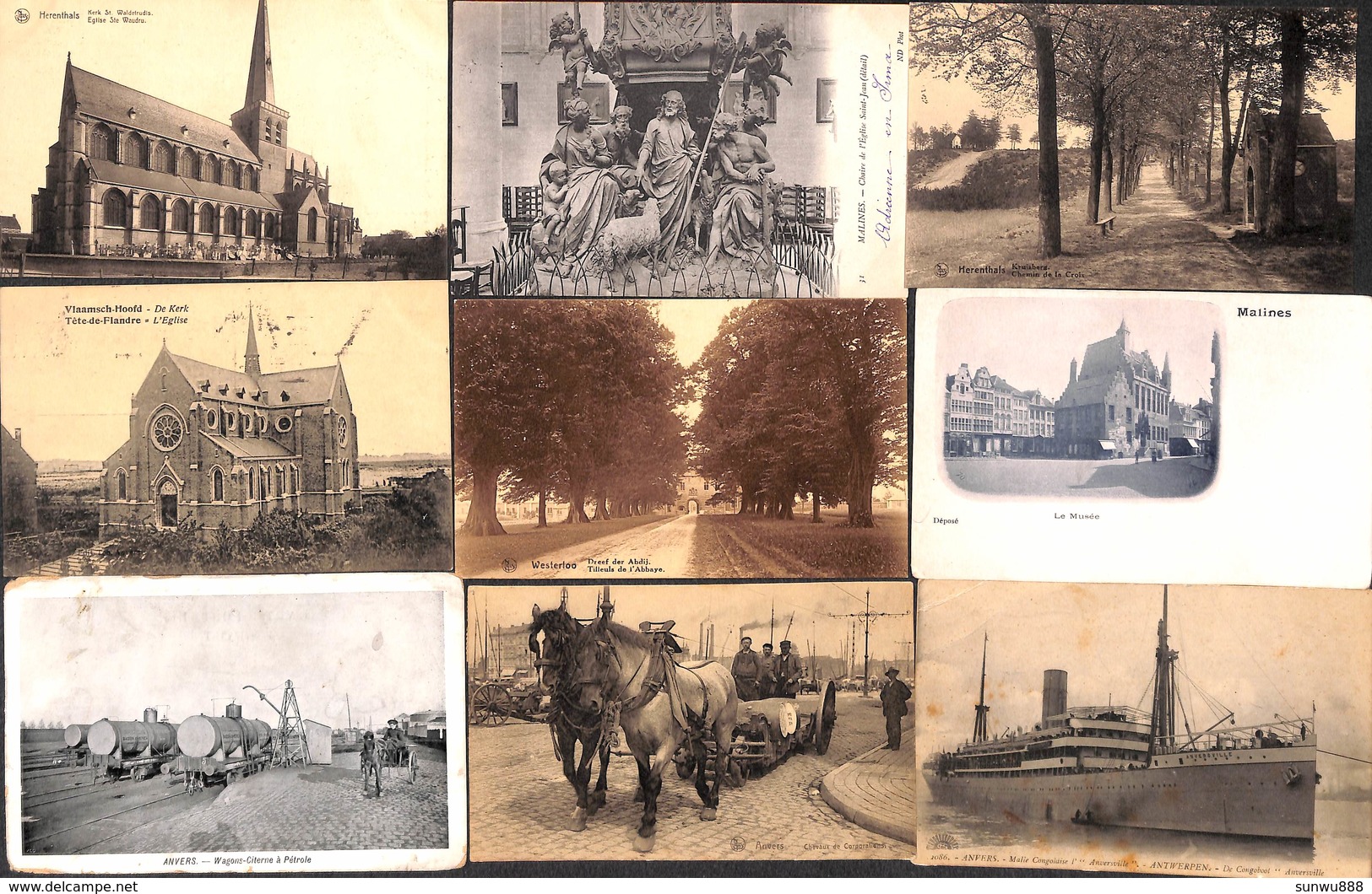 Antwerpen (Provincie) - Lot 39 PK's (Antwerpen Mechelen Meersel Esschen Herenthals.....toffe Prijs ! - Andere & Zonder Classificatie