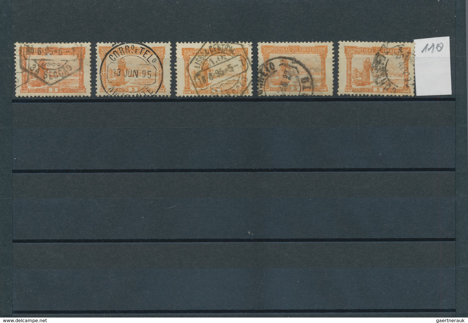 Portugal: 1894/1895, nice lot with only value of the sets ""Prince Henry" and "Siant Antonio" used a