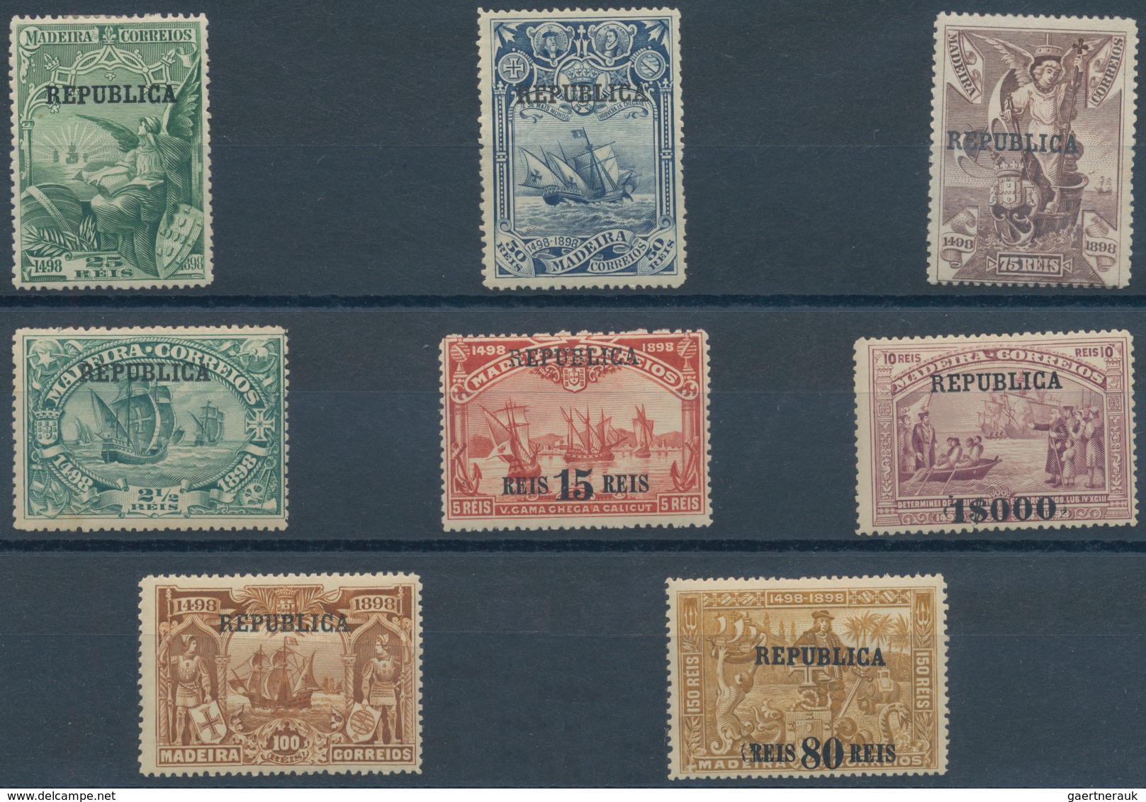 Portugal: 1898/1925, Stock Of This Year's Issues Mint Mounted, Some Mint Never Hinged, Always Ten Se - Autres & Non Classés