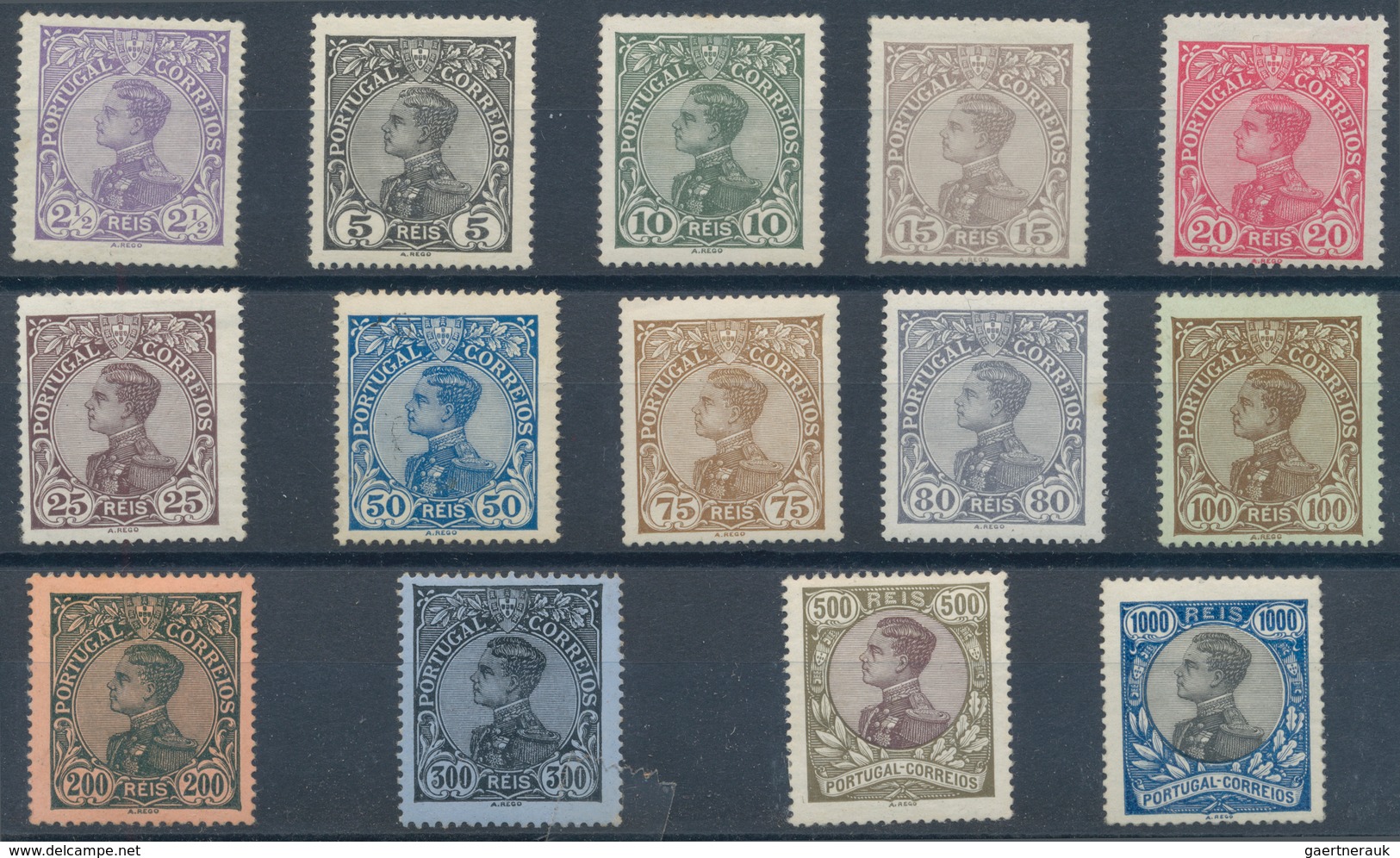 Portugal: 1898/1925, Stock Of This Year's Issues Mint Mounted, Some Mint Never Hinged, Always Ten Se - Autres & Non Classés