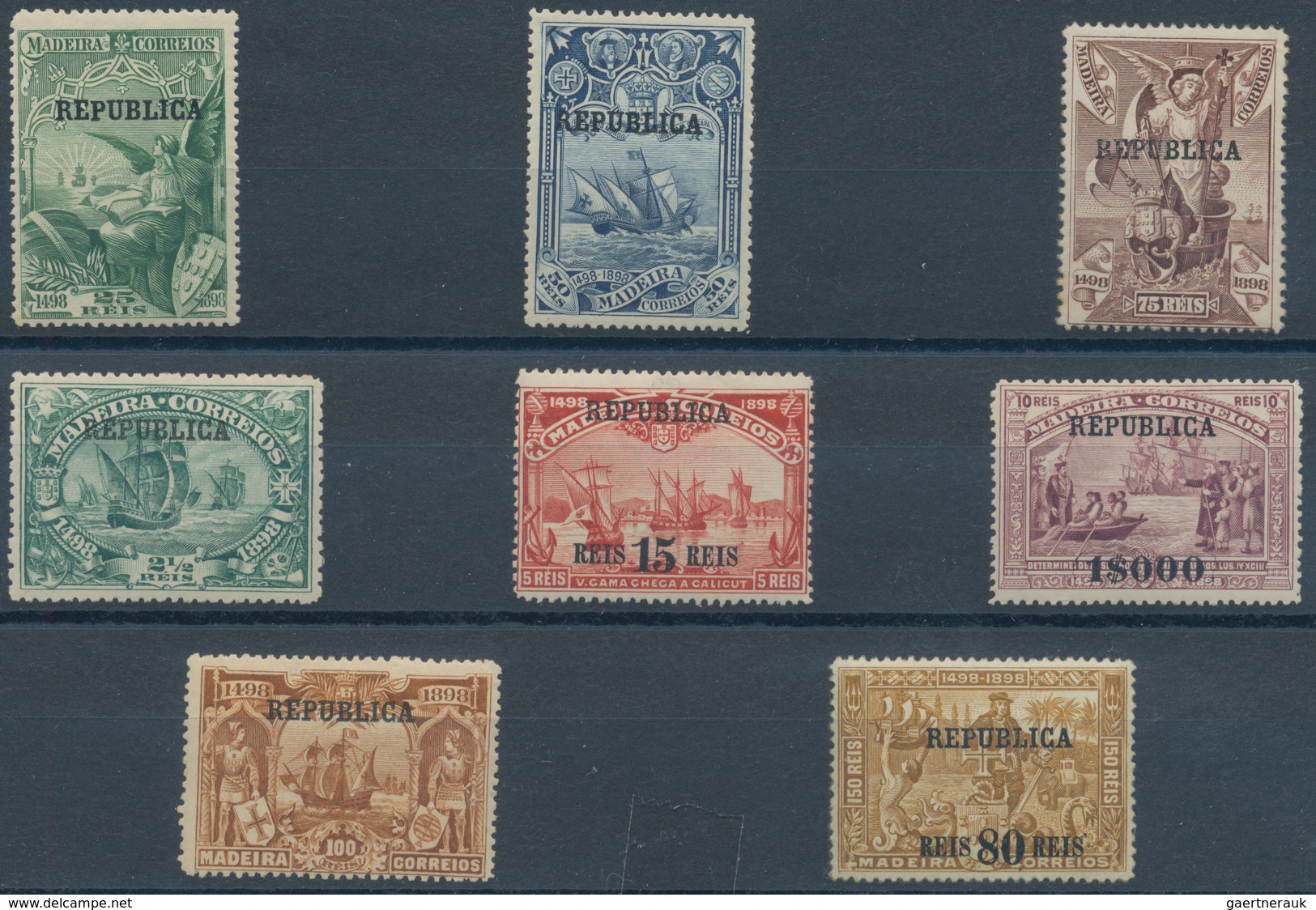 Portugal: 1898/1925, Stock Of This Year's Issues Mint Mounted, Some Mint Never Hinged, Always Ten Se - Autres & Non Classés