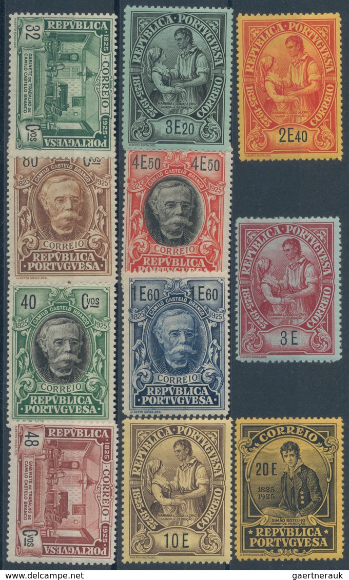 Portugal: 1898/1925, Stock Of This Year's Issues Mint Mounted, Some Mint Never Hinged, Always Ten Se - Sonstige & Ohne Zuordnung