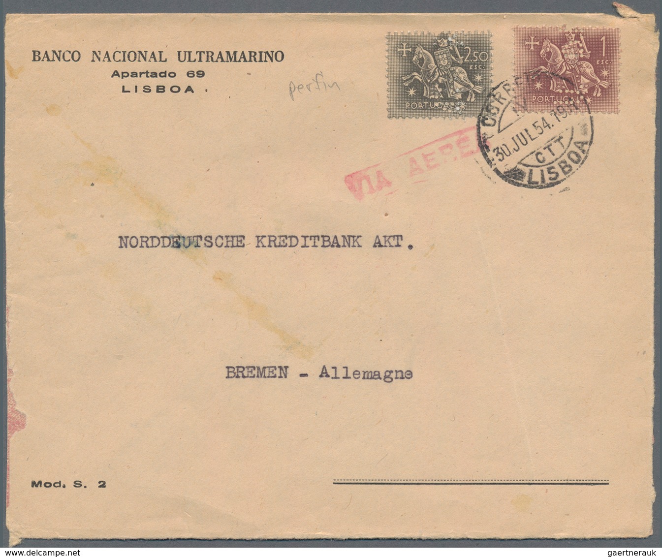 Portugal: 1902/54 (ca.), Covers/franked Cards (42 Inc. 1949 Large Official Cover To Porto) Or Statio - Other & Unclassified