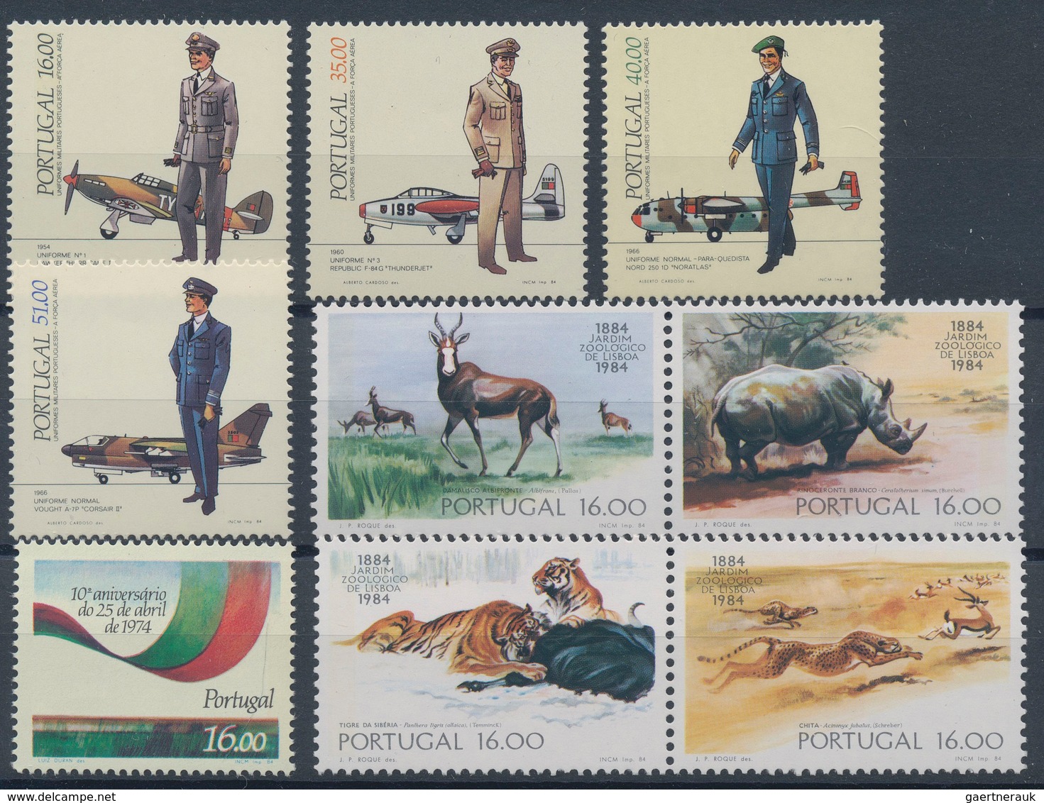 Portugal: 1923/1984, substantial accumulation on stockcards with 50 sets "First flight Lisboa-Brasil