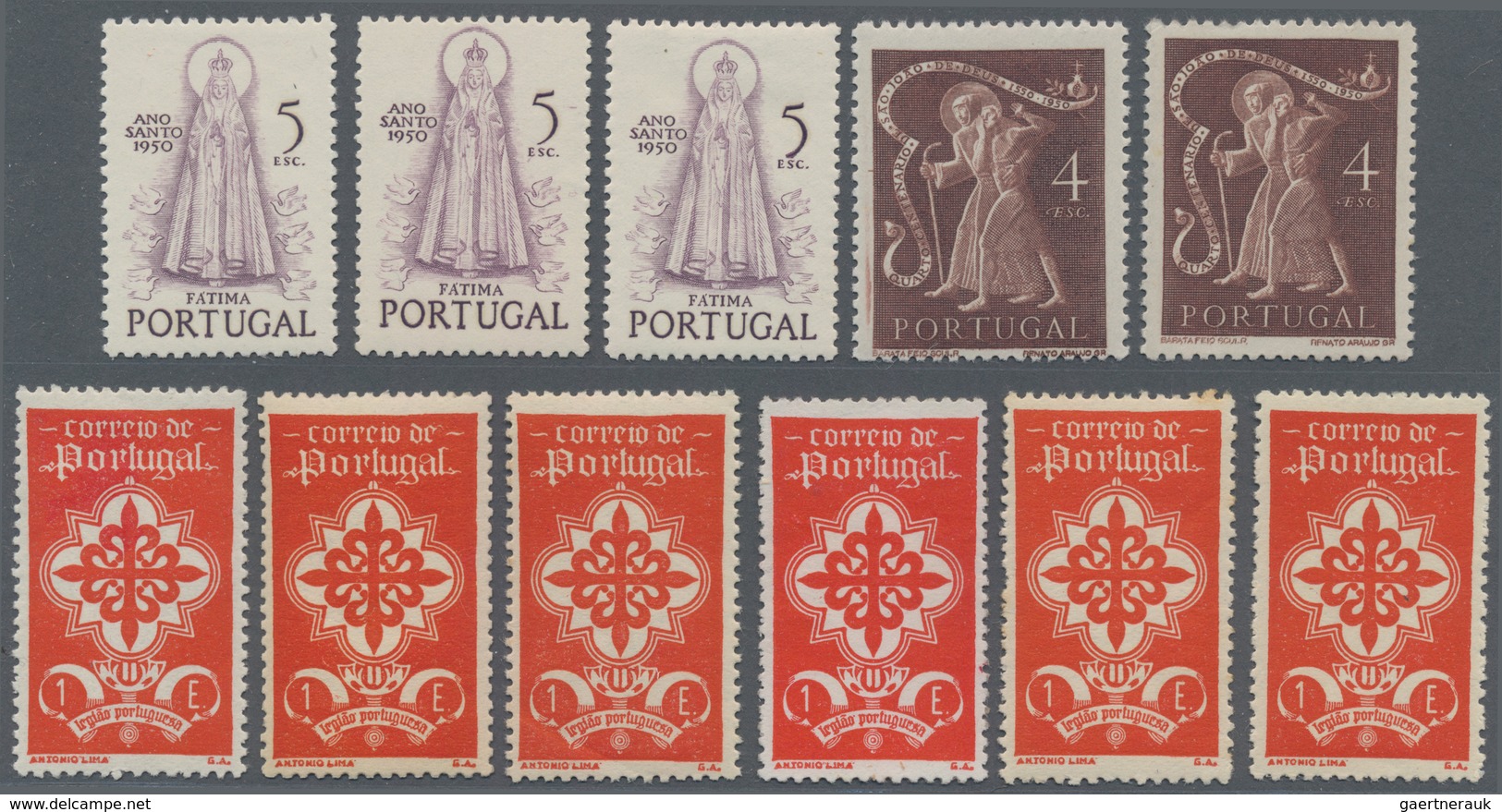 Portugal: 1935/1951 (ca.), Duplicates On Stockcards Mostly In Complete Sets Incl. Many Better Issues - Other & Unclassified