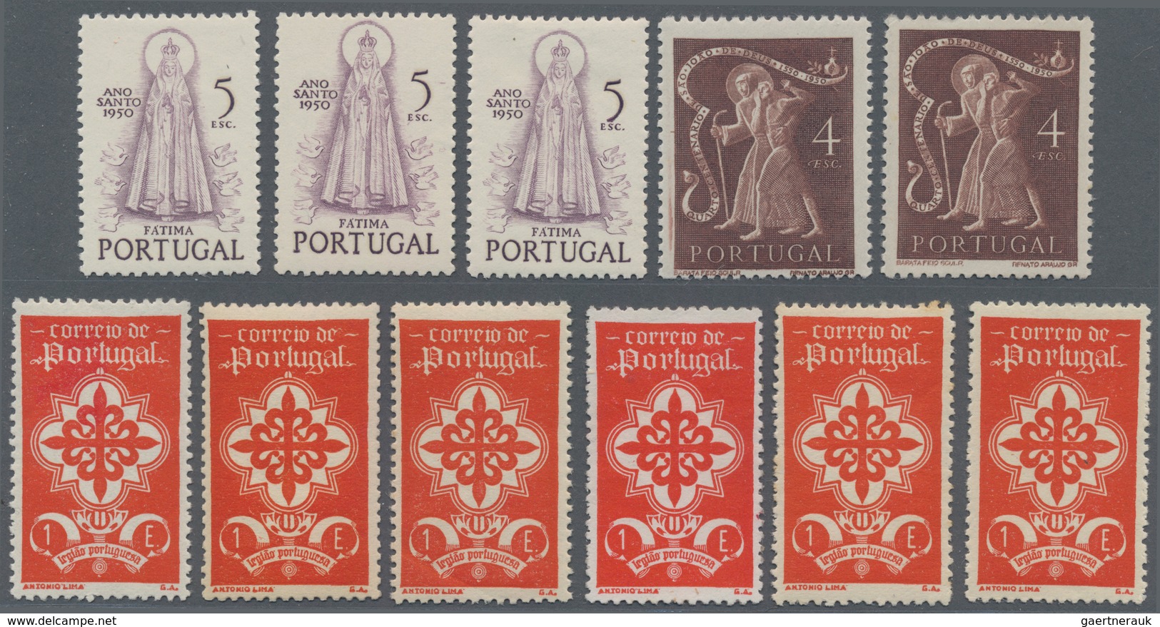 Portugal: 1935/1951 (ca.), Duplicates On Stockcards Mostly In Complete Sets Incl. Many Better Issues - Sonstige & Ohne Zuordnung