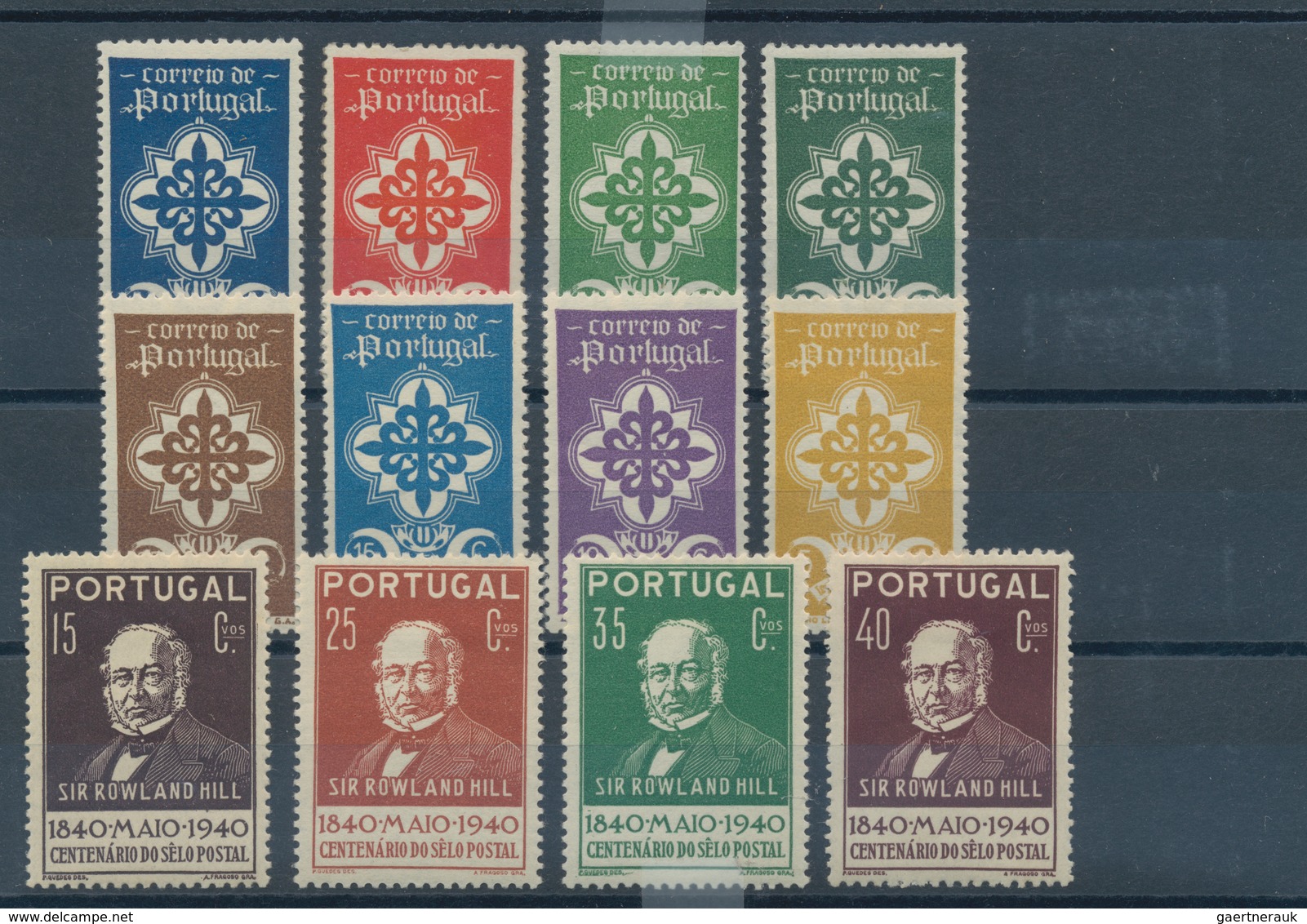 Portugal: 1940/1954, Ten Complete Year Sets Without The Souvenir Sheets, Mint Never Hinged, Some Sta - Other & Unclassified