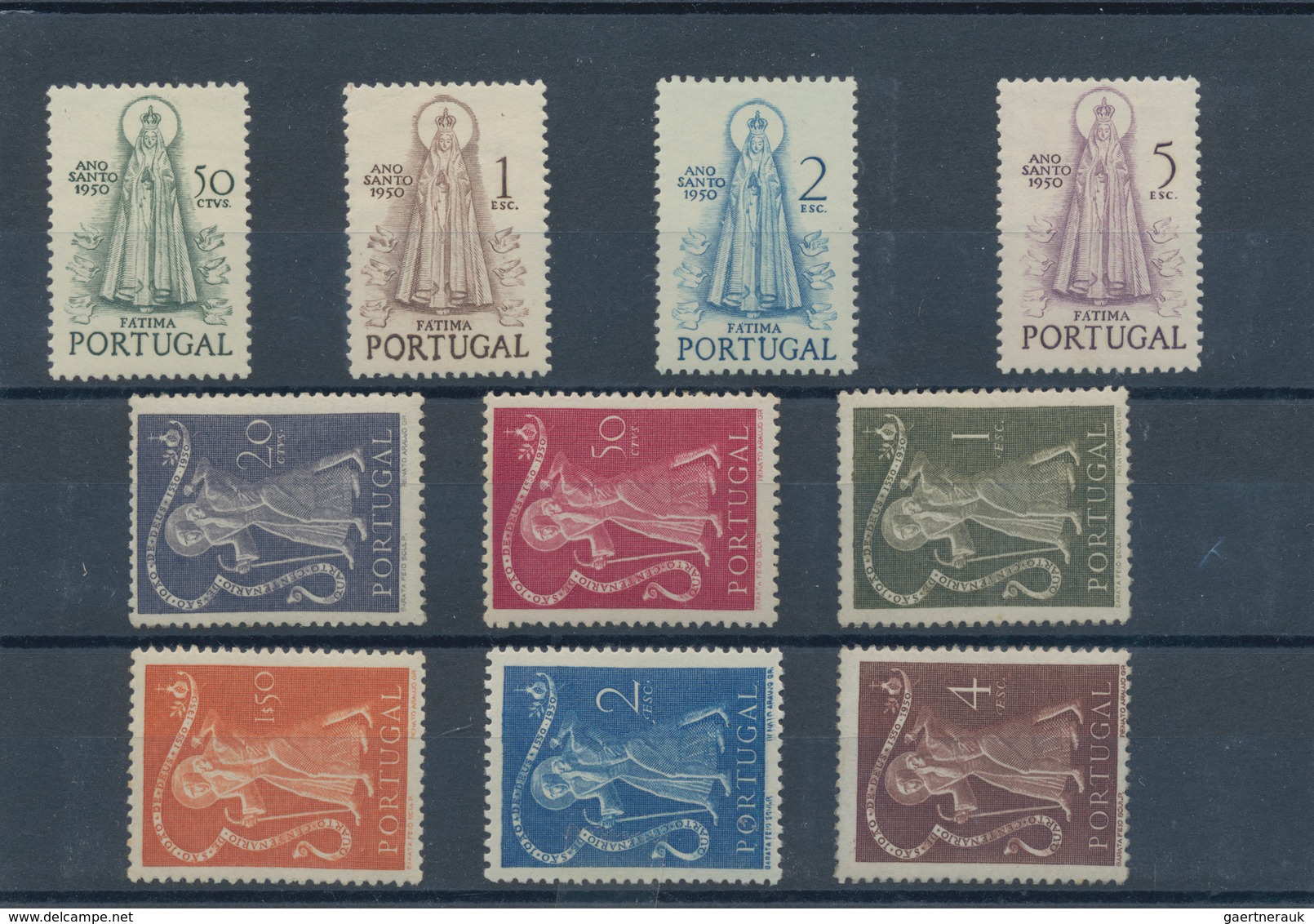 Portugal: 1940/1954, Ten Complete Year Sets Without The Souvenir Sheets, Mint Never Hinged, Some Sta - Sonstige & Ohne Zuordnung