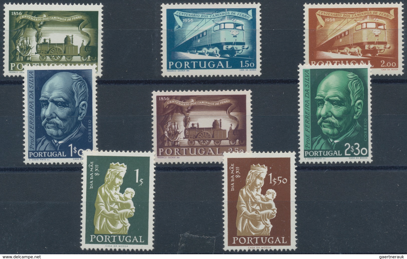 Portugal: 1940/1984, stock of stamps and complete year sets, mint never hinged, quite a few stamps m