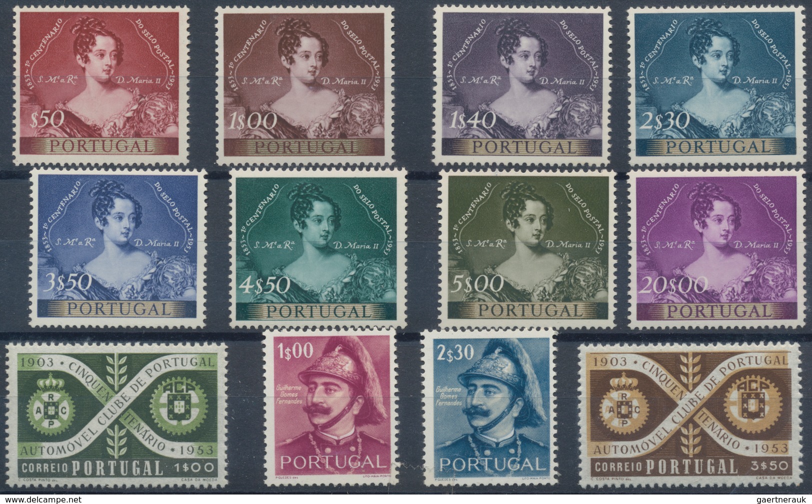 Portugal: 1940/1984, stock of stamps and complete year sets, mint never hinged, quite a few stamps m