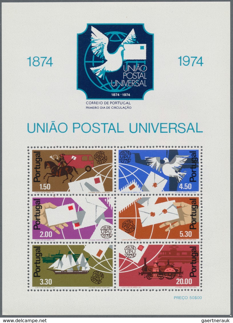 Portugal: 1974/1985, Unusual And Fantastic Accumulation With 11.396 (!) MINIATURE SHEETS Or SHEETLET - Other & Unclassified