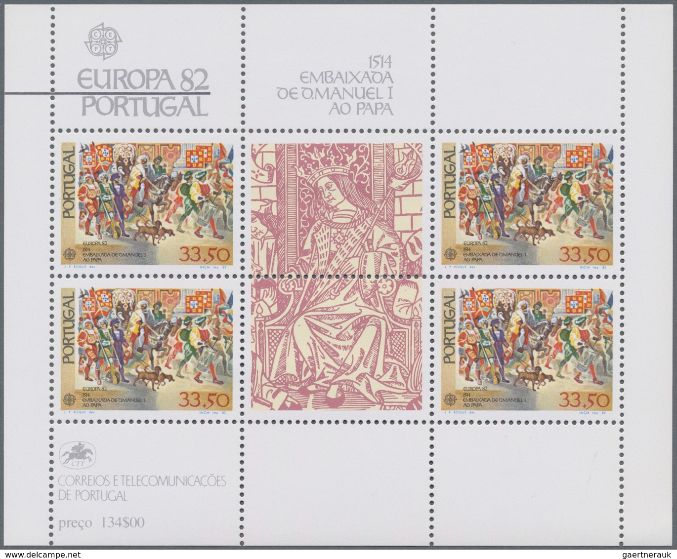 Portugal: 1975/1985, Duplicated Lot With 3.716 MINIATURE SHEETS And SHEETLETS In Different Quantitie - Other & Unclassified