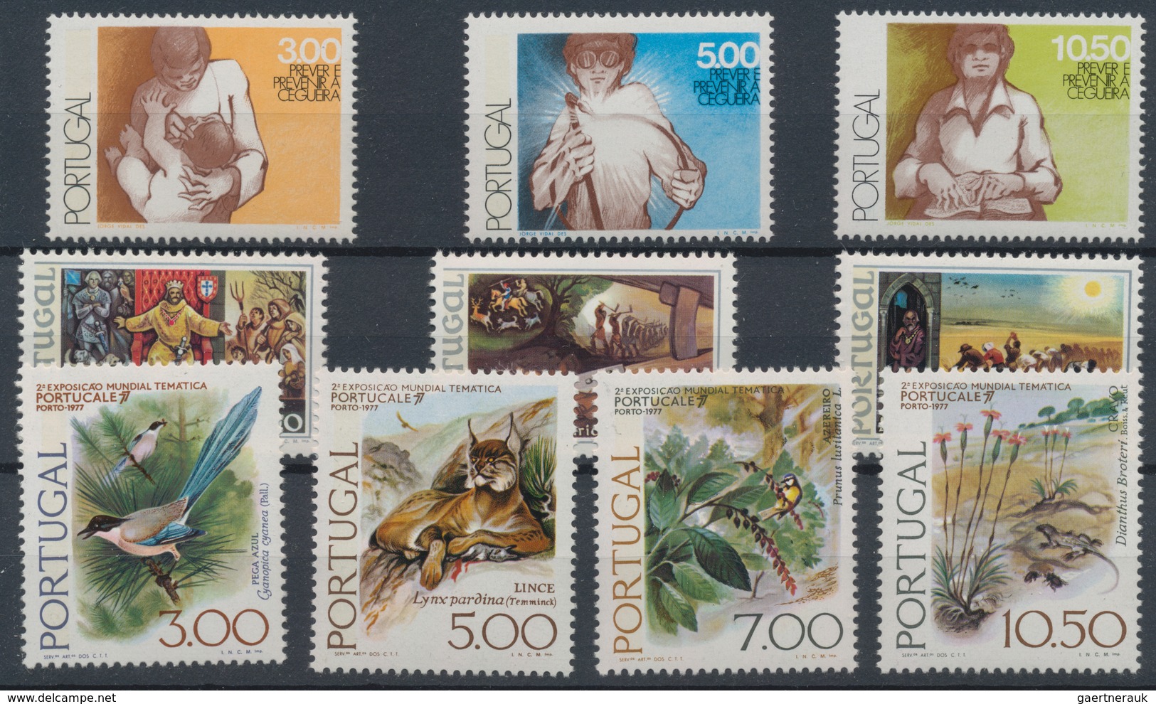 Portugal: 1976, Sets Without The Souvenir Sheets Per 175 MNH. Every Year Set Is Separately Sorted On - Other & Unclassified