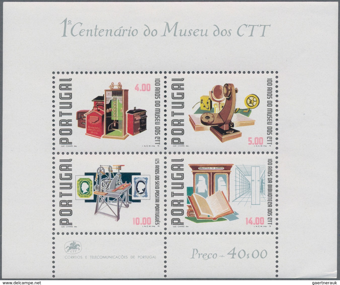 Portugal: 1977/1979, stock of souvenir sheets and sheetlets (National Holiday 1979), mint never hing