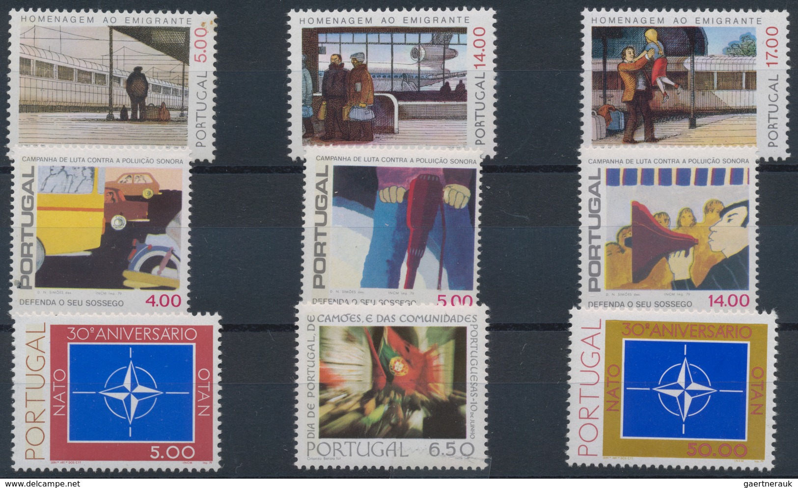 Portugal: 1979, Sets MNH Without The Definitives Per 400. Every Year Set Is Separately Sorted On Sma - Other & Unclassified