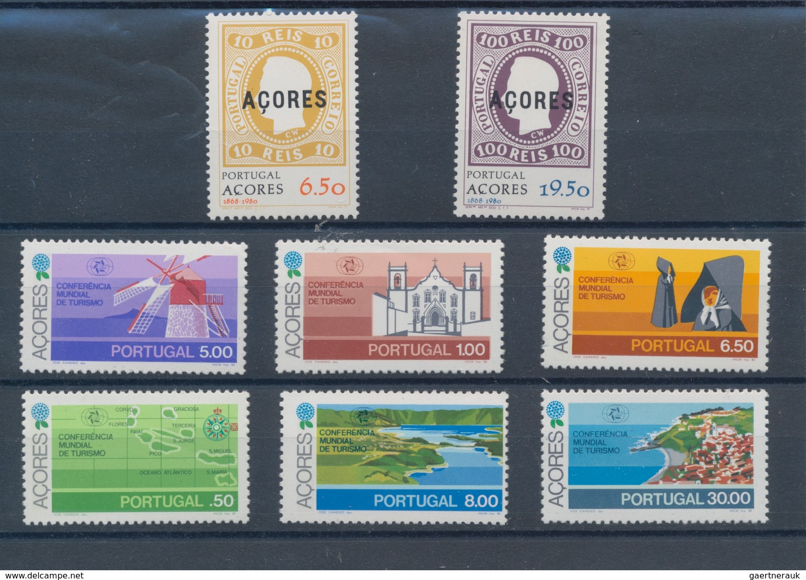 Portugal - Azoren: 1980, Sets MNH Without The Souvenir Sheet Per 700. Every Year Set Is Separately S - Azores