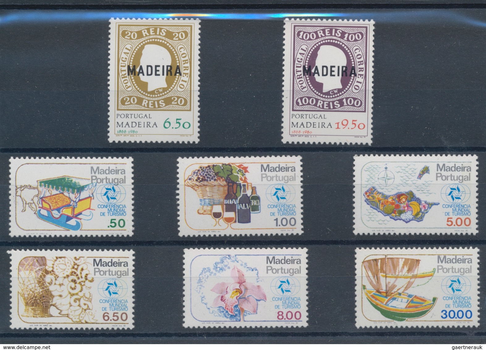 Portugal - Madeira: 1980, Sets MNH Without The Souvenir Sheet Per 450. Every Year Set Is Separately - Madeira