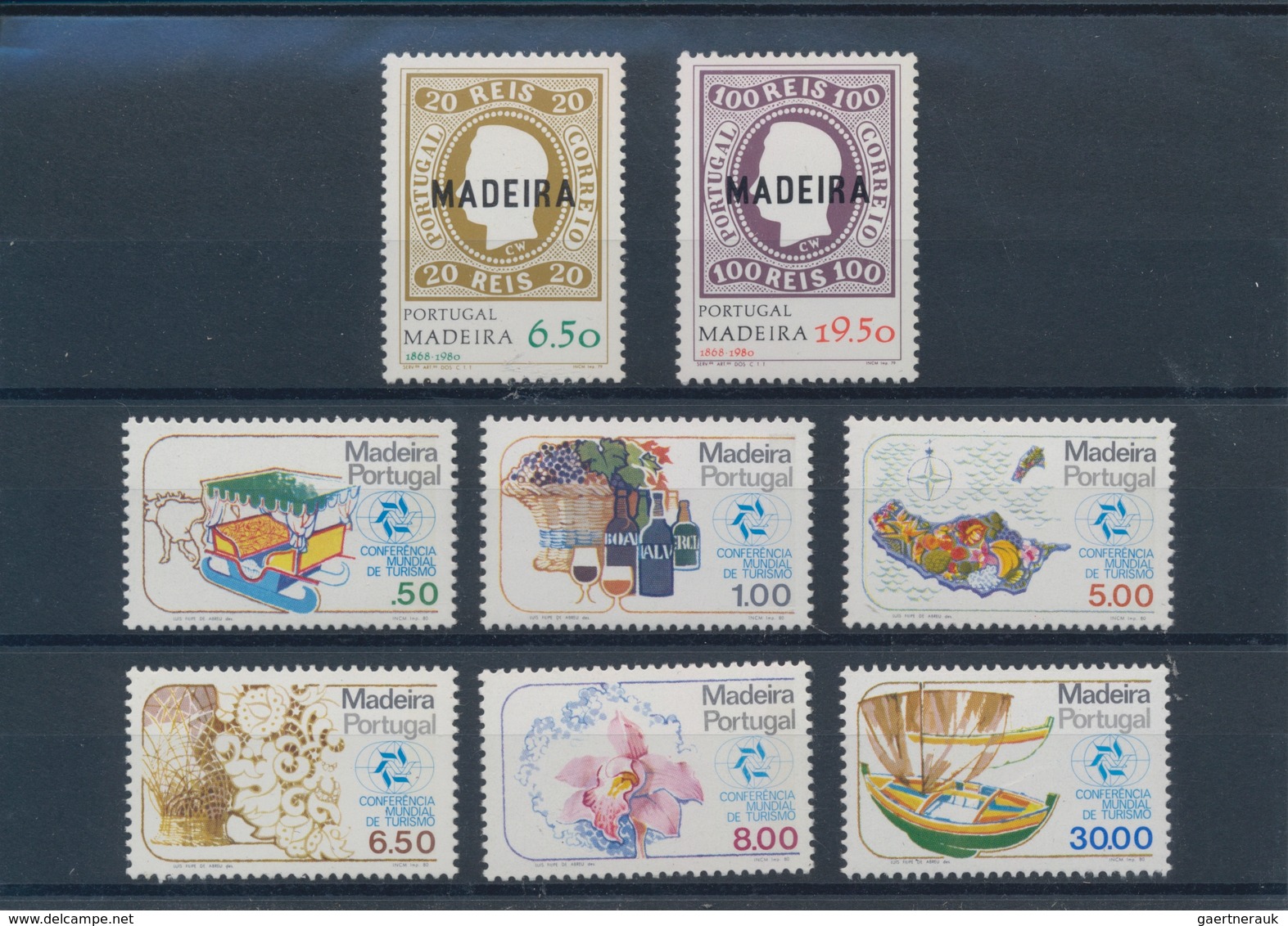 Portugal - Madeira: 1980, Sets MNH Without The Souvenir Sheet Per 625. Every Year Set Is Separately - Madeira