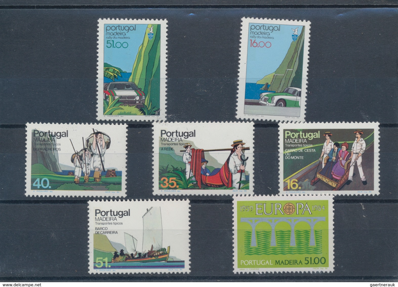 Portugal - Madeira: 1984, Sets MNH Without The Souvenir Sheet Per 600. Every Year Set Is Separately - Madeira