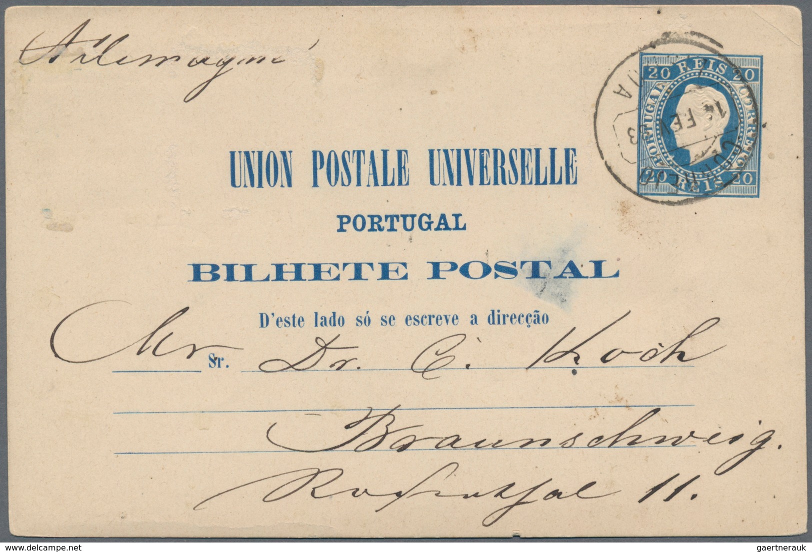 Portugal - Ganzsachen: 1885/1915 (ca.), Compilation Of More Than 100 Used And Unused Stationery Card - Ganzsachen