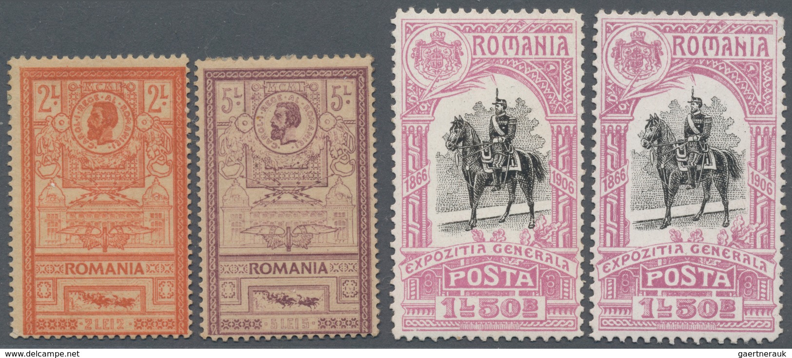 Rumänien: 1862/1947 (ca.), Accumulation On Large Stockcards In Box With A Nice Section Of The Early - Gebruikt