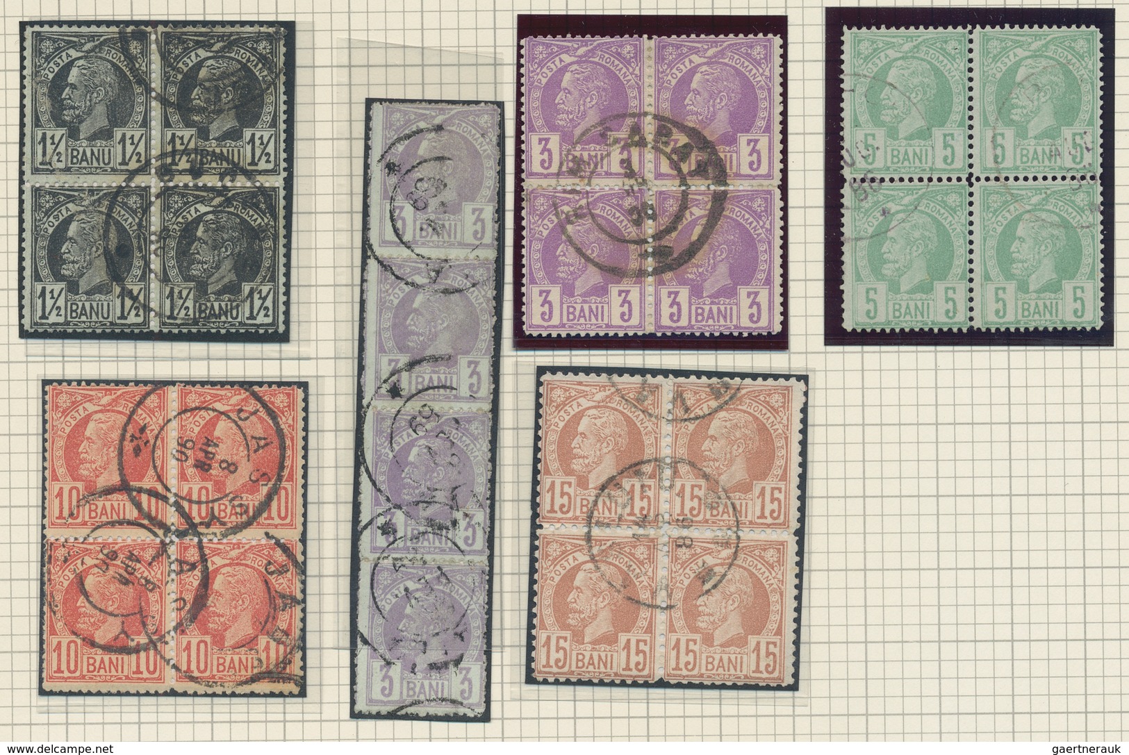 Rumänien: 1872/1920 (ca.), Specialised Collection Of The Semi-classic Issues, Apprx. 1.400 Stamps Ne - Gebraucht