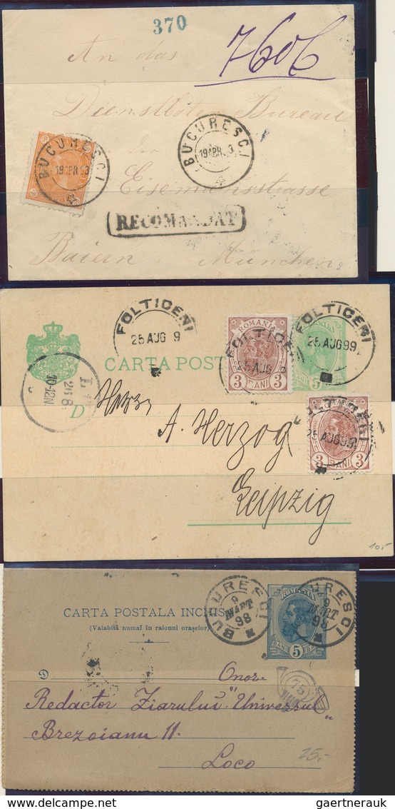 Rumänien: 1872/1920 (ca.), Specialised Collection Of The Semi-classic Issues, Apprx. 1.400 Stamps Ne - Gebraucht