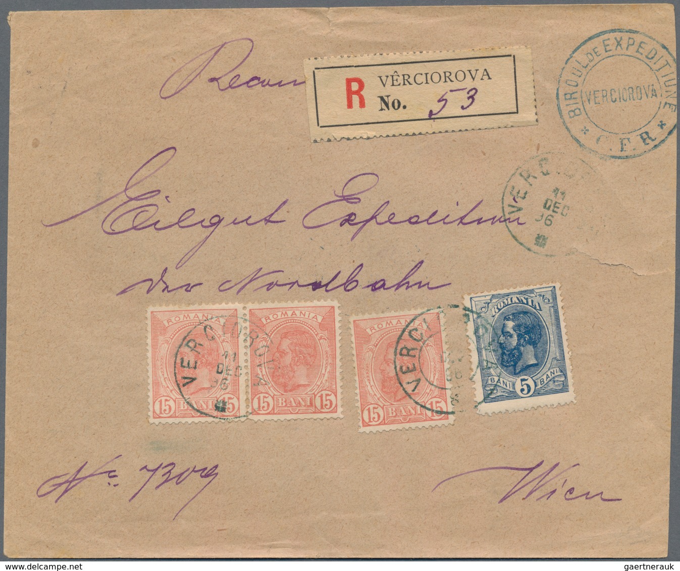 Rumänien: 1889/1944, Holding Of Apprx. 440 Commercial Covers/cards, Showing A Vast Range Of Interest - Gebraucht