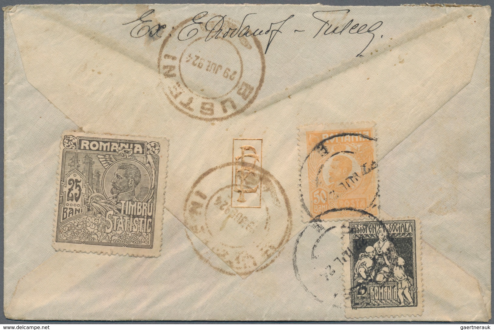 Rumänien: 1889/1944, Holding Of Apprx. 440 Commercial Covers/cards, Showing A Vast Range Of Interest - Gebruikt