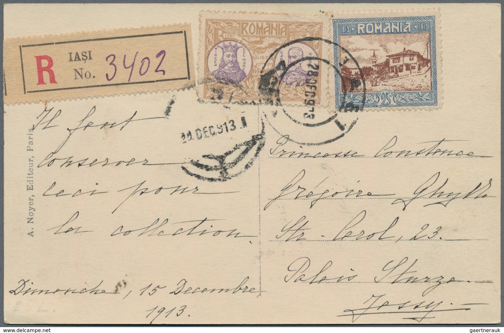 Rumänien: 1889/1944, holding of apprx. 440 commercial covers/cards, showing a vast range of interest