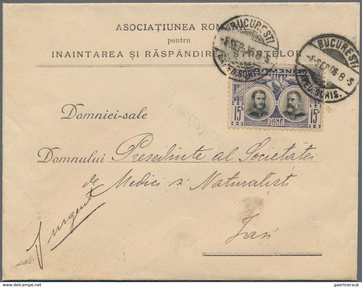 Rumänien: 1889/1944, holding of apprx. 440 commercial covers/cards, showing a vast range of interest