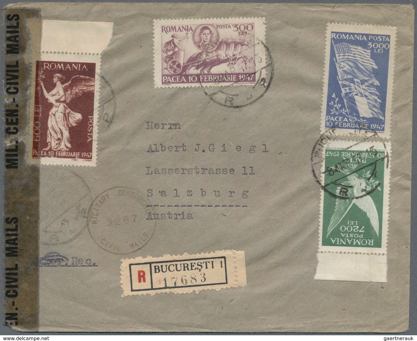 Rumänien: 1945/1965, Holding Of Apprx. 137 Covers/cards Showing An Attractive Range Of Interesting F - Used Stamps