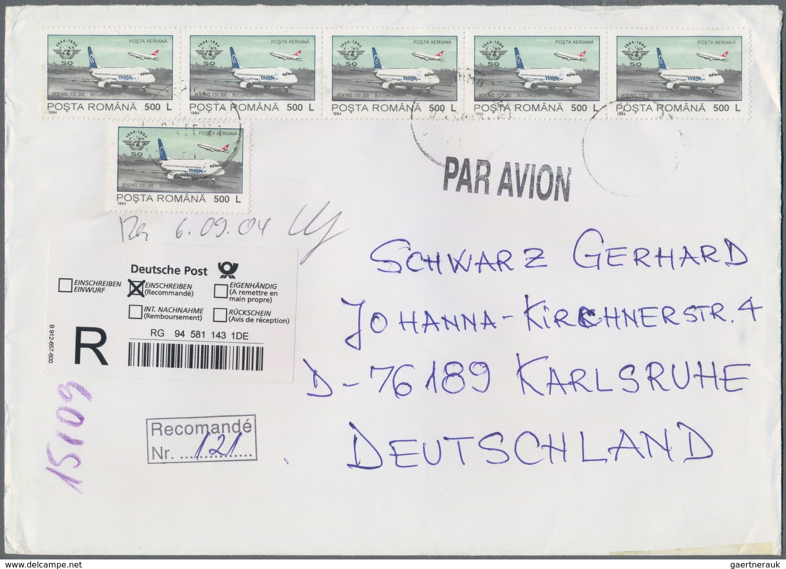 Rumänien: 1960/2007, Holding Of Apprx. 480 Covers Showing A Vast Range Of Interesting Frankings Incl - Used Stamps