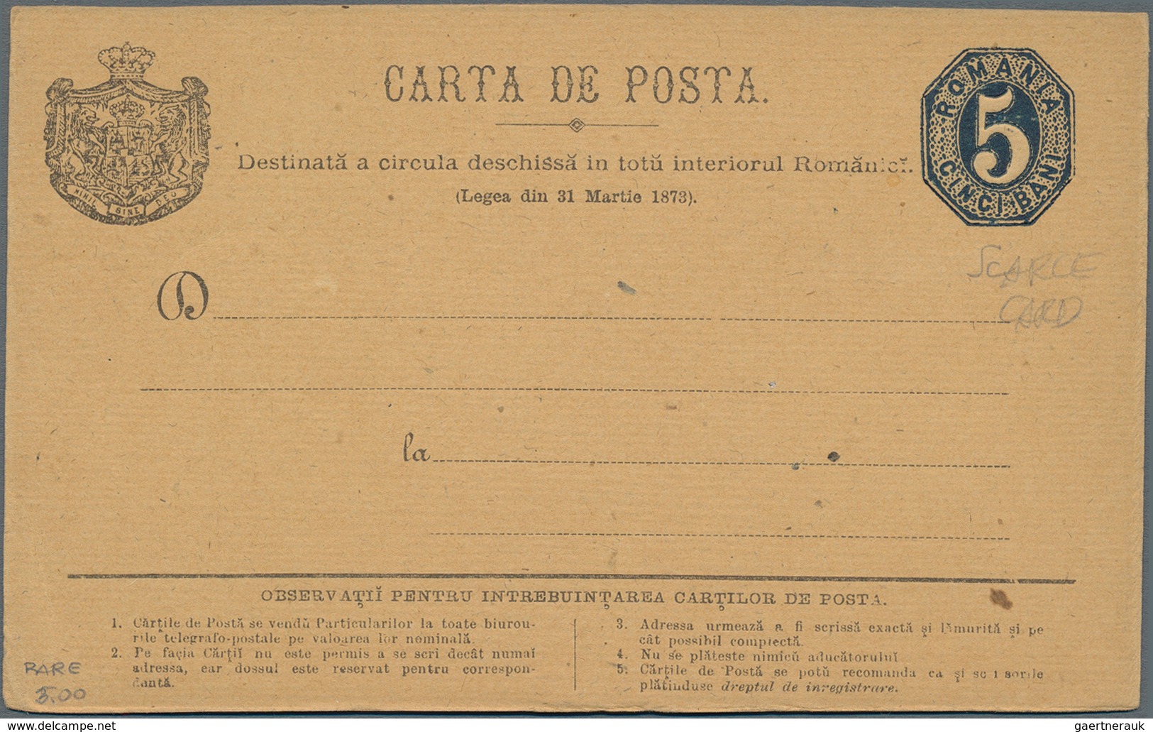 Rumänien - Ganzsachen: 1873/1964 Accumulation Of Ca. 150 Unused And Used Postal Stationery Cards, Wr - Ganzsachen