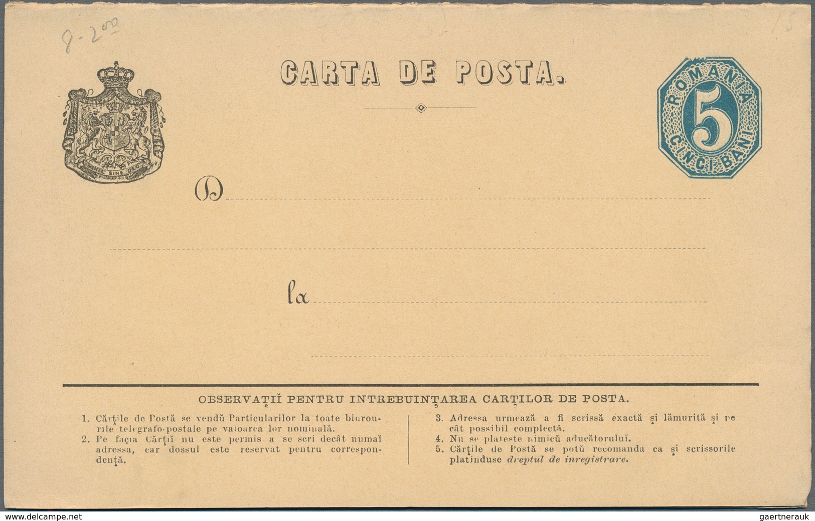 Rumänien - Ganzsachen: 1874/1958 Small Accumulation Of About 180 Unused And Used Postal Stationery C - Postal Stationery