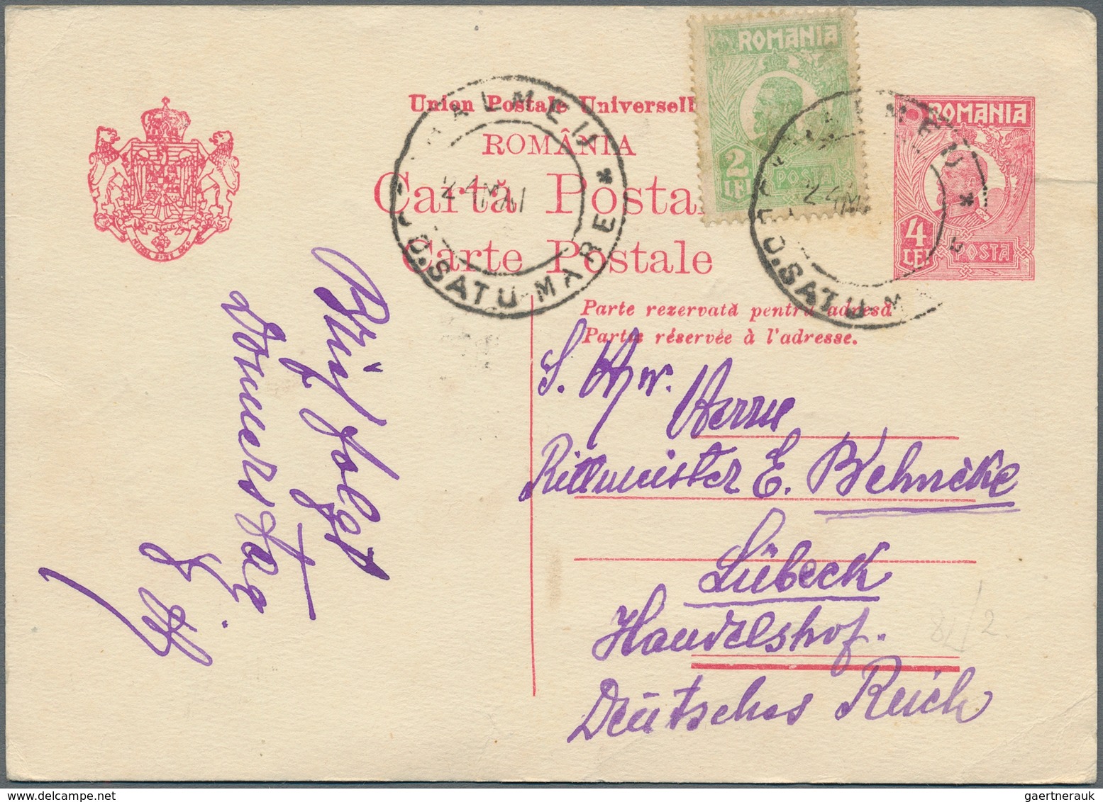 Rumänien - Ganzsachen: 1876/1958 Small Accumulation Of About 170 Unused And Used Postal Stationery C - Postal Stationery